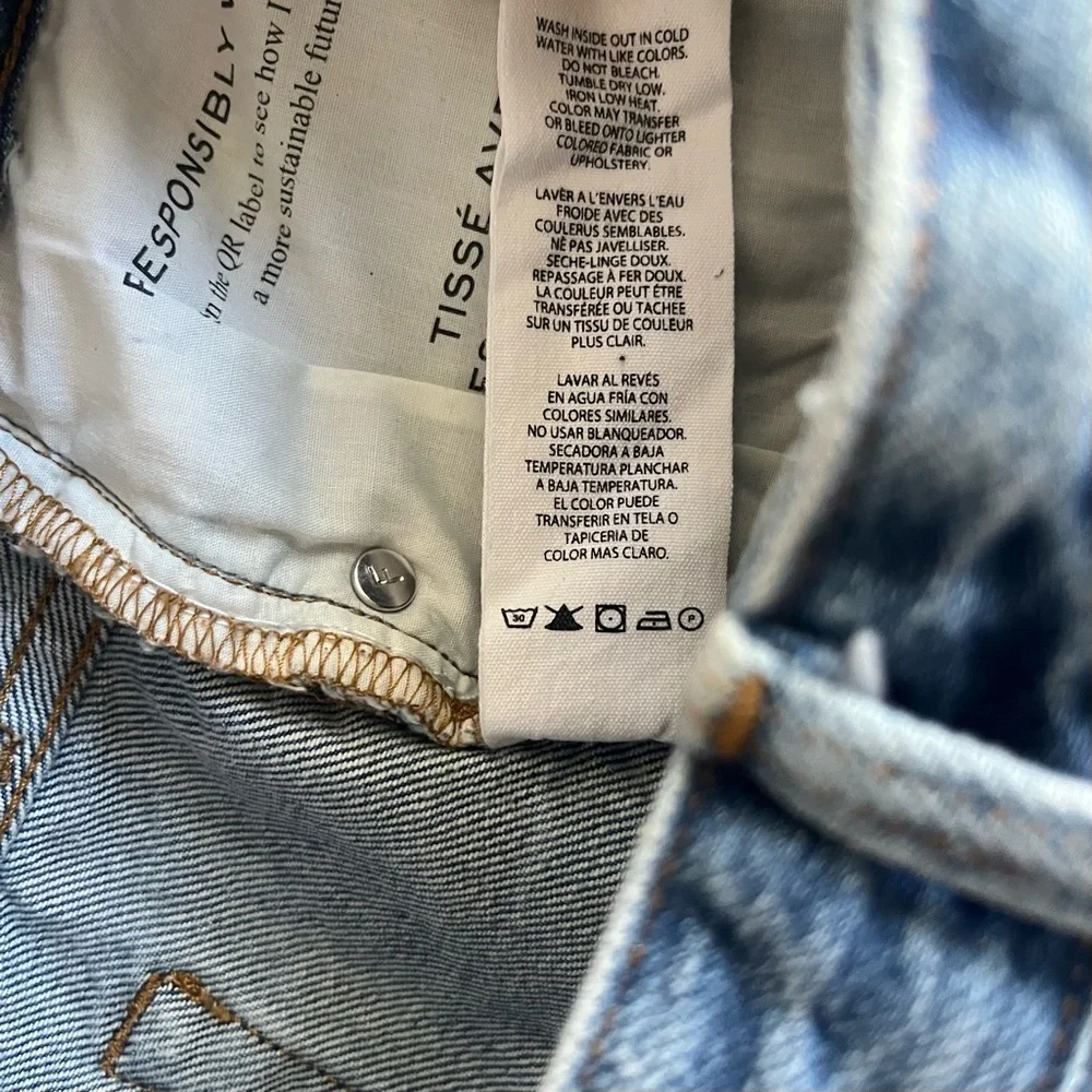 FRAME Denim Distressed Shorts